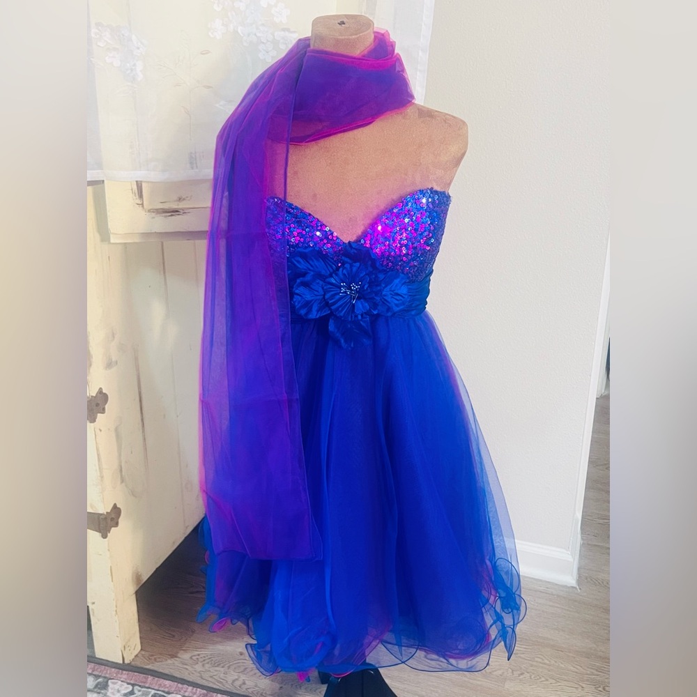 Sz 8 prom / cocktail dress BG Haute brand